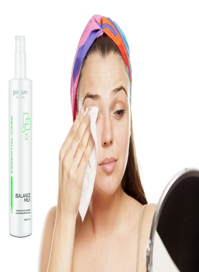 POSTQUAM Professional Balance Milk Mixed or Oily Skin 250ml - Moisturizing Effect - Provides Calcium And Magnesium - Image 4